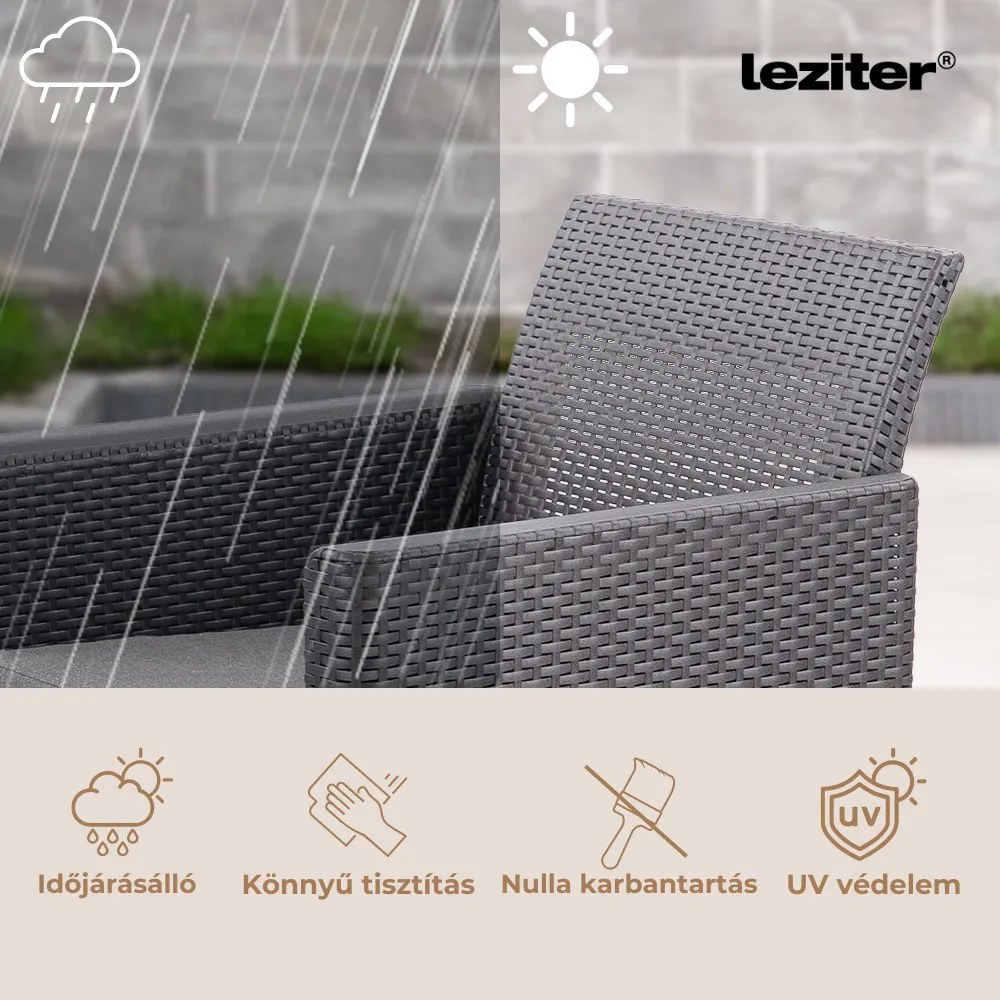 Canapea de colț Claire XVI cu 12 locuri și masă Orlando