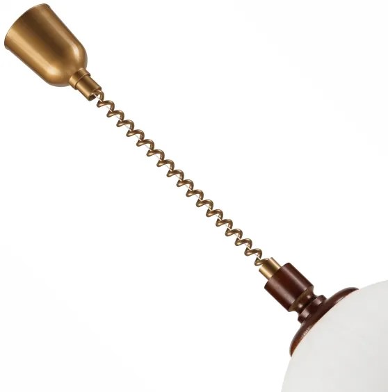 Lustr rabatabil RAMONA 1xE27/60W/230V bej/tm. maro