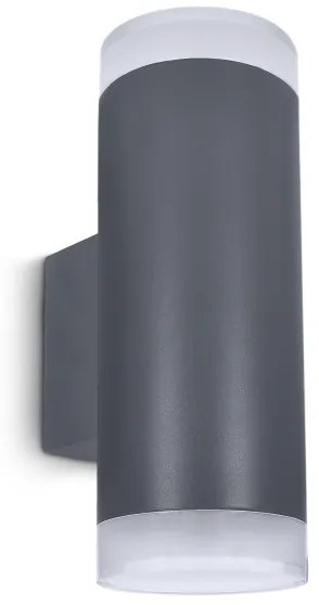 Aplică de exterior Brilagi MATERA 2xGU10/30W/230V antracit IP54