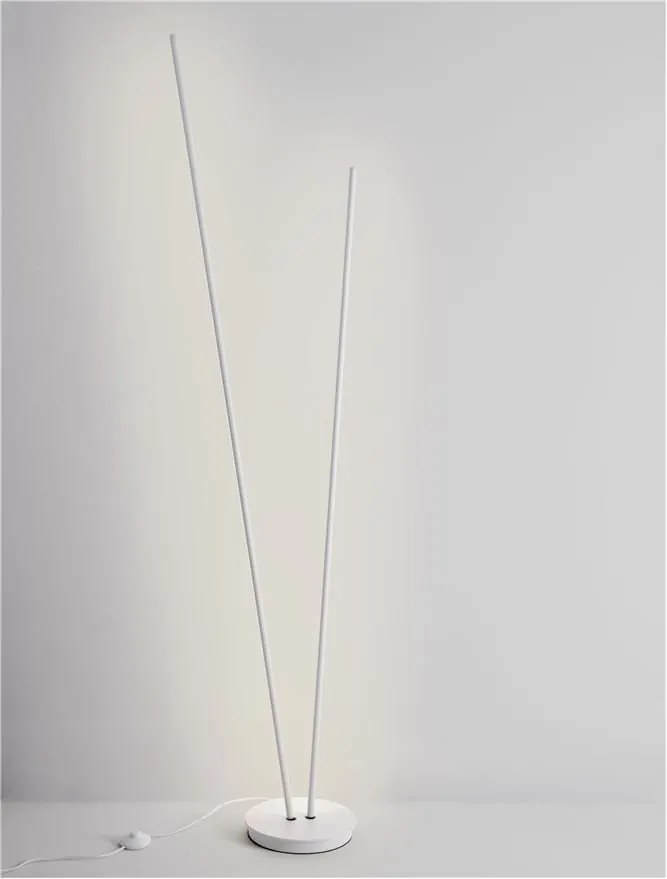 Lampa de podea LED design modern INTEC, alb