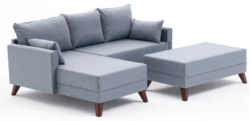 Colțar albastru deschis (colț stânga) Bella – Balcab Home