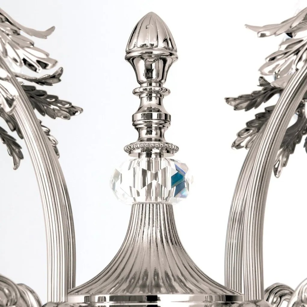 Lampadar, Lampa de podea design clasic LA BOHEME, argintiu antic