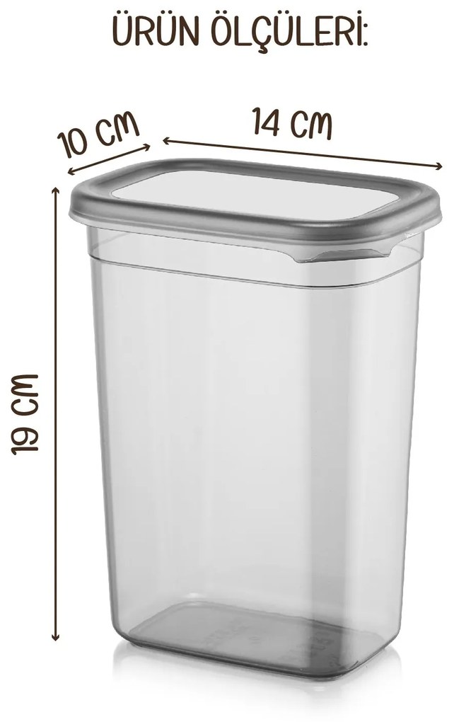 Set 6 cutii depozitare , UnicUtil, Durable Premium, Antracit