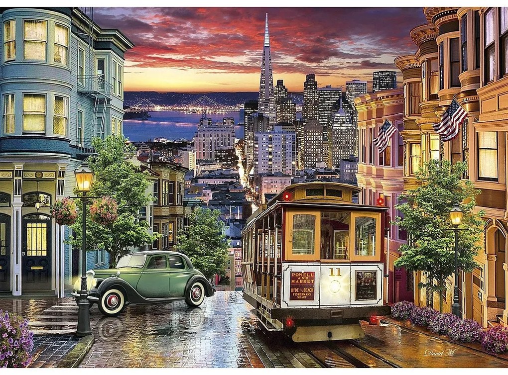 Orașe Night Puzzle Clementoni San Francisco 3000 de piese
