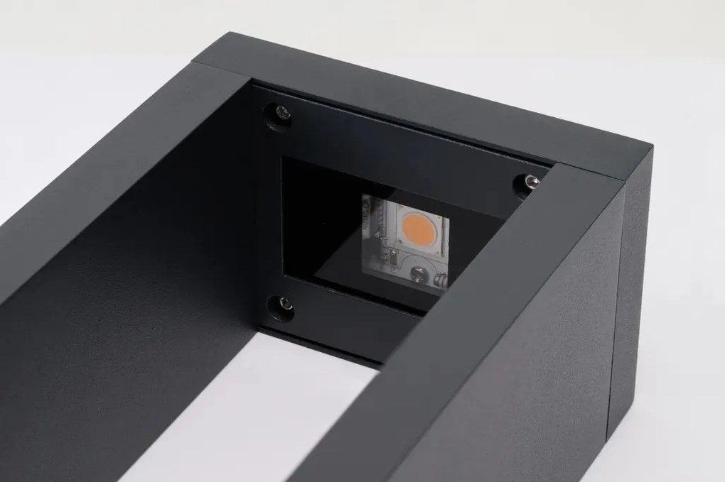Stalp de exterior CAVALIO 80 IP65 3000K gri inchis