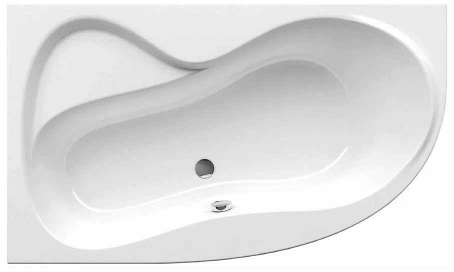 Ravak C571000000 - Cadă de colț ROSA 160x95 cm, acrilic/alb