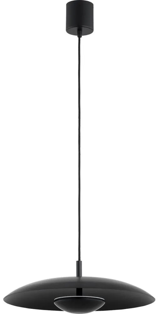 Argon 8868 - Lustră LED suspendată pe cablu BOLTON LED/12,5W/230V 3000K negru