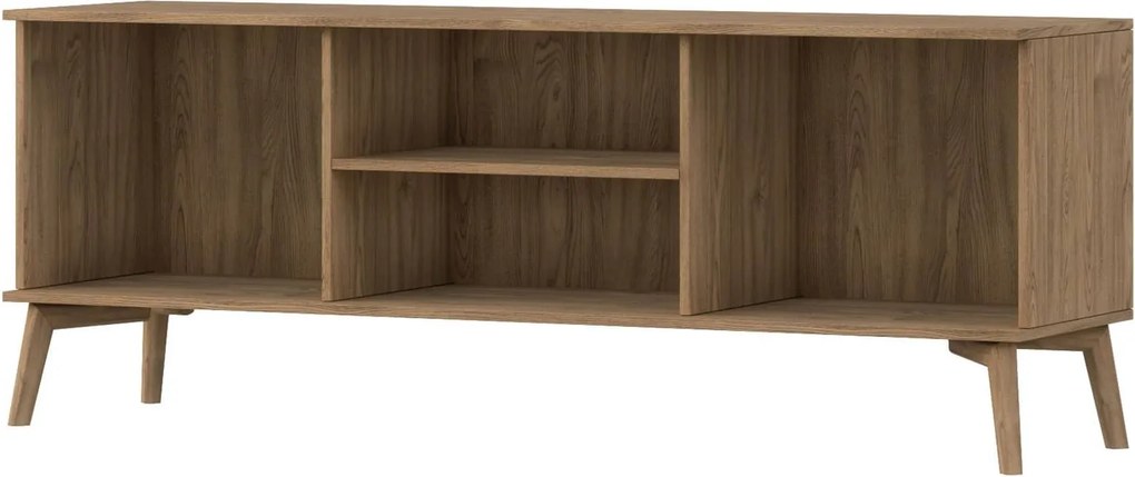 Comodă TV lemn masiv Sia Nature, 150 × 40 × 52 cm