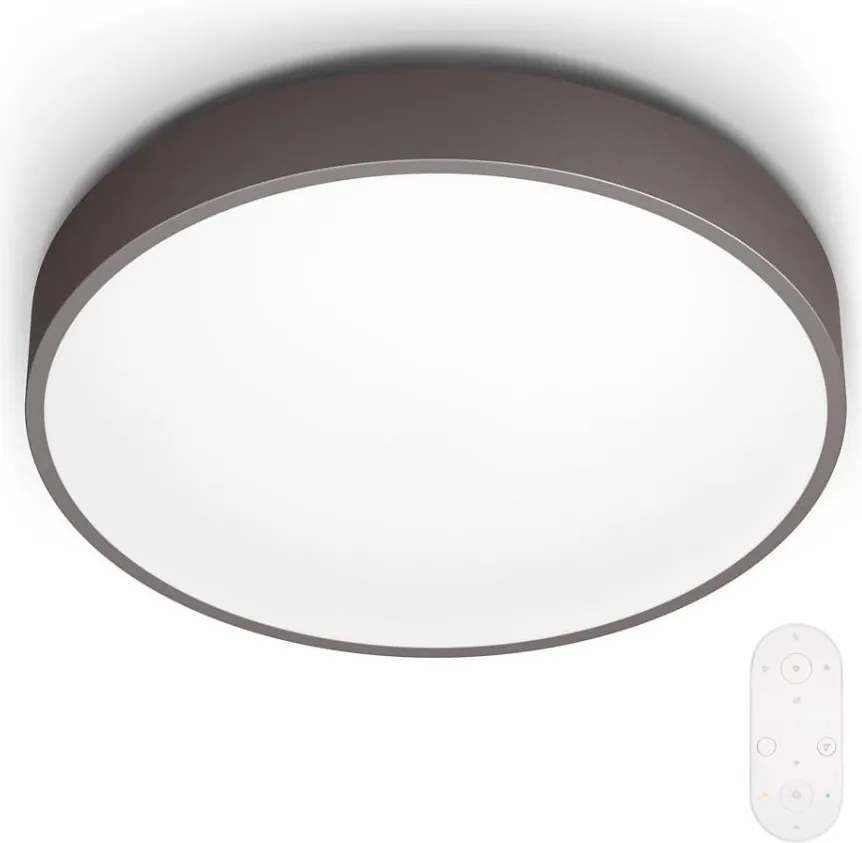 Philips 60262/43/P5 - Plafonieră LED reglabilă maro LED/28W/230V + telecomandă