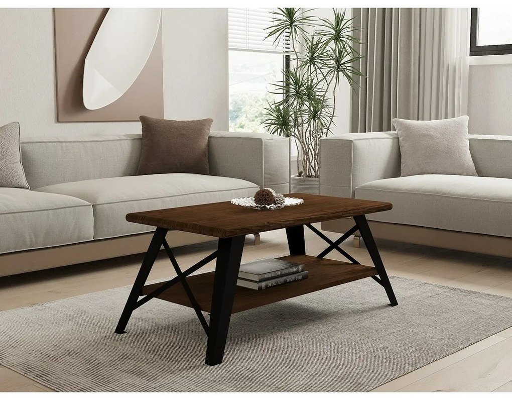 Măsuță de conferință Konik Walnut