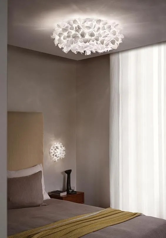 Plafoniera design unicat realizata manual Clizia Mama Non Mama White, 53cm