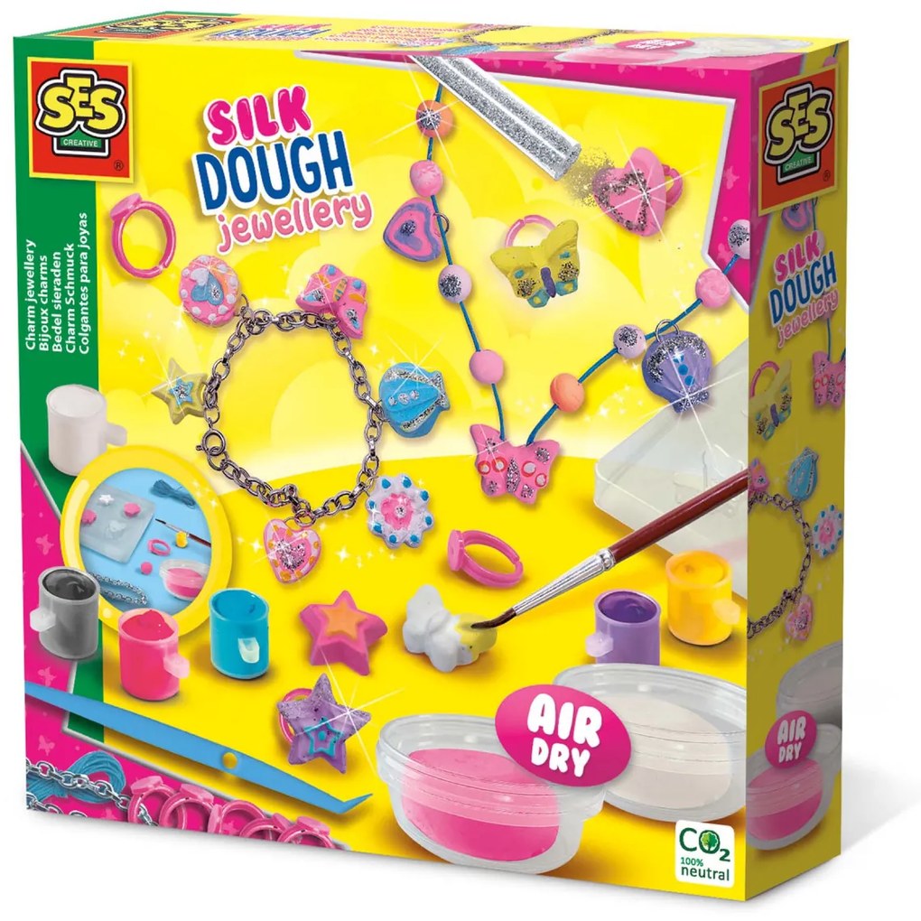 Set creativ copii - Creez bijuterii din plastilina