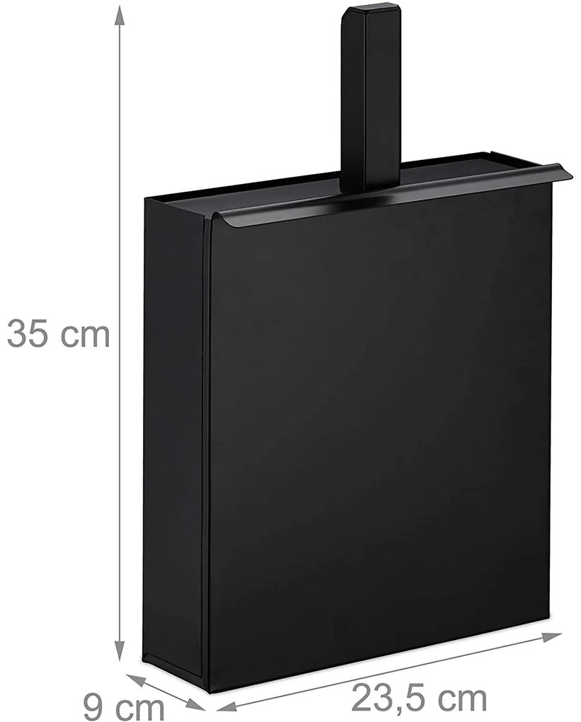 Galeata pentru cenusa cu lopata Pentru semineu/gratar Metal Negru