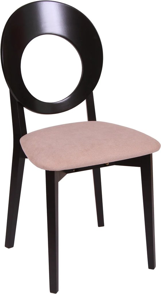 Set 2 scaune COSMO, Wenge/Misty Beige