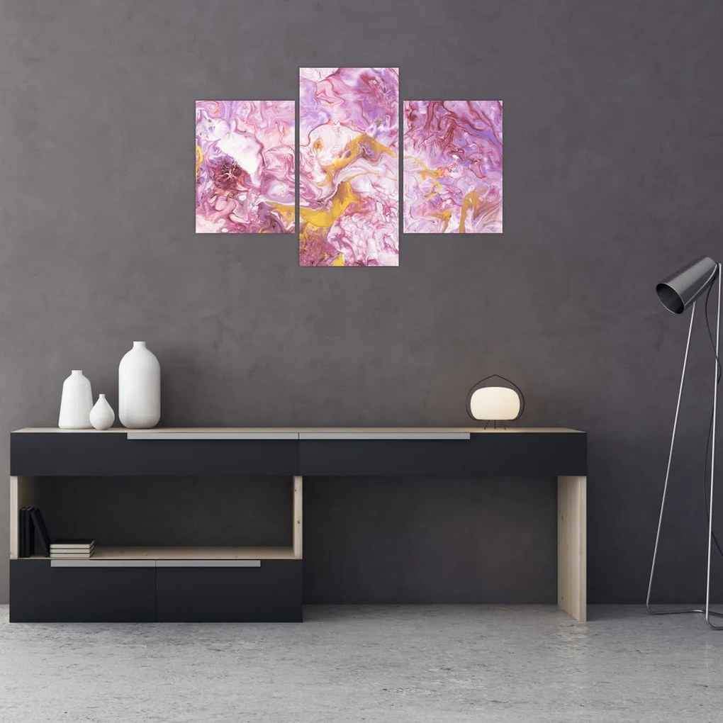 Tablou - Abstract roz (90x60 cm)