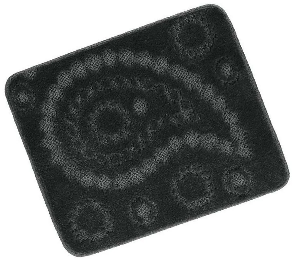 Bellatex Covora de baie Bany fără decupajCachemire antracit, 60 x 50 cm