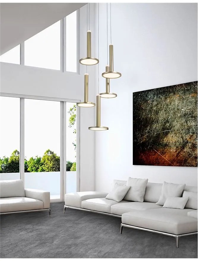 Lustra cu 5 pendule LED design modern Palencia