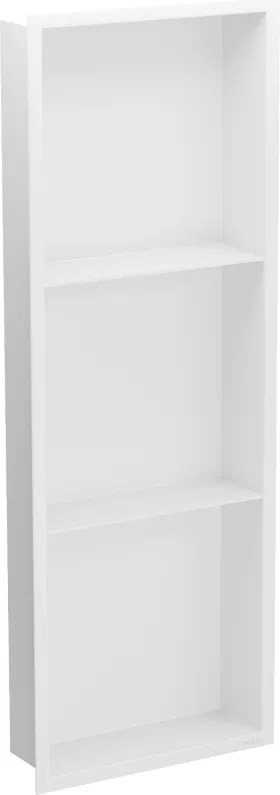 Mexen X-Wall-R raft de perete cu flanșă și poliță 90 x 30 cm, alb - 1920903010S