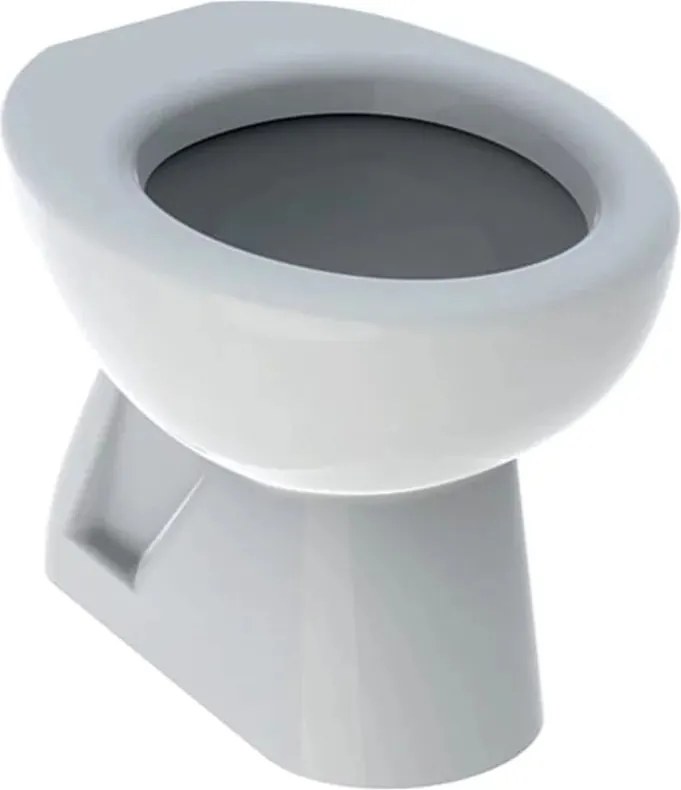 Vas wc pe pardoseala pentru copii Geberit Bambini cu spalare verticala fara orificii pe capacul wc