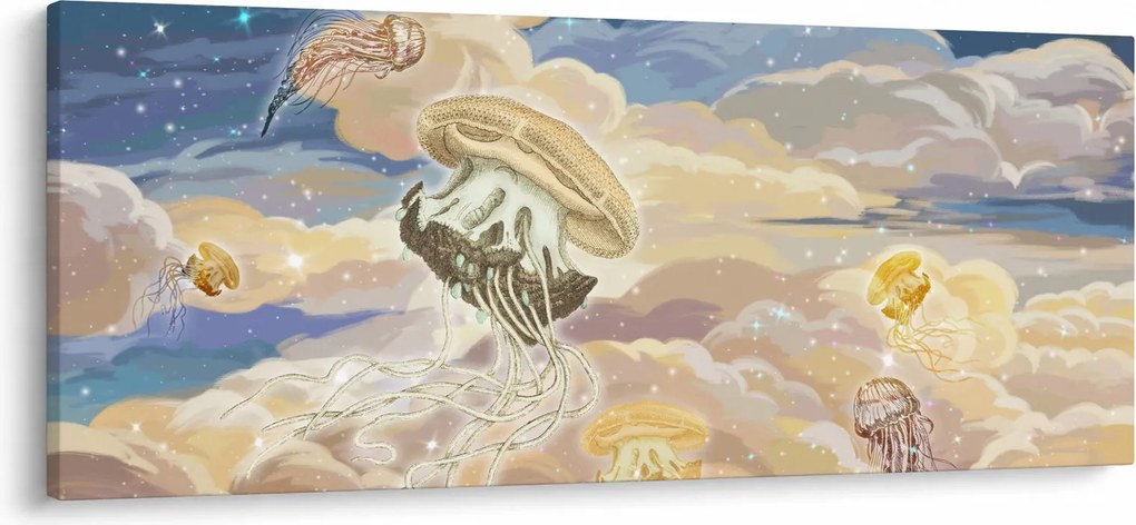 Tablou - Meduză Cerească (120x50 cm)