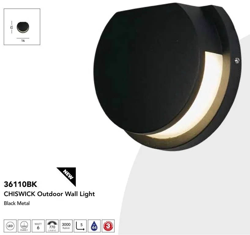 Aplica de perete lumina ambientala exterior Chiswick LED