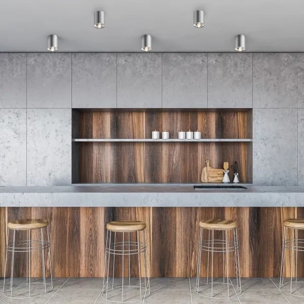 Spot RONDOO 1xGU10/50W/230V crom mat Zuma Line 44805-N