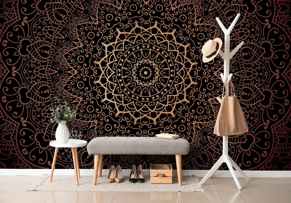 Tapet autoadeziv Mandala vintage în stil indian