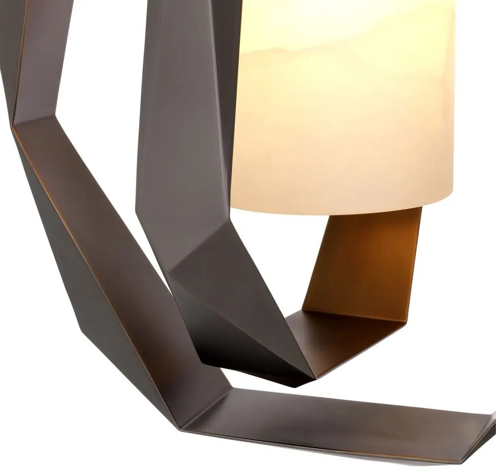 Lustra dimabila suspendata design LUX Santos Double, gunmetal 115372 HZ