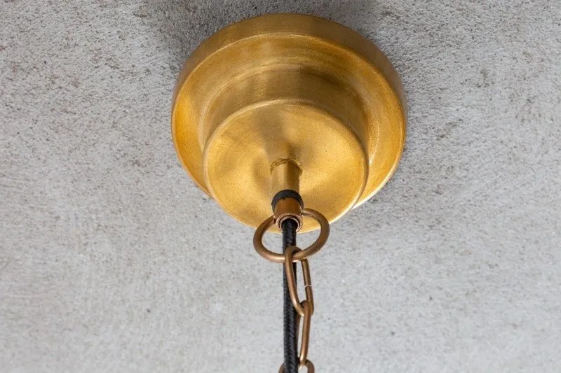 Pendul, Lustra suspendata Industrial 43cm, auriu