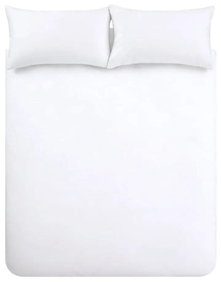 Lenjerie de pat din bumbac organic Bianca Organic, 200 x 200 cm, alb