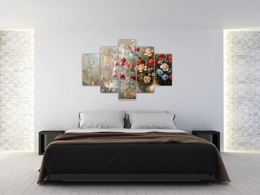 Tablou - Vaza de flori (150x105 cm)