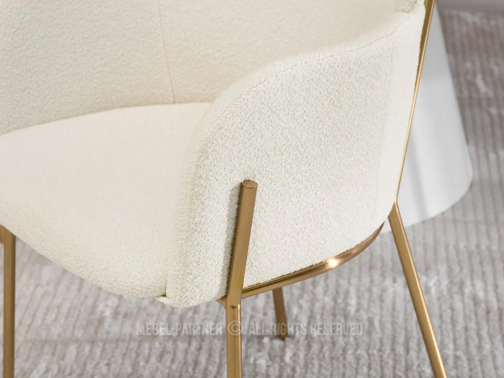 Scaun Baggie K (crem + auriu). Promo -21%. 1110947