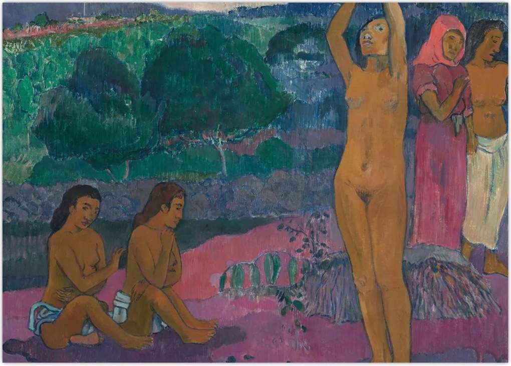 Tablou - Paul Gauguin, The Invocation, reproducere (70x50 cm)