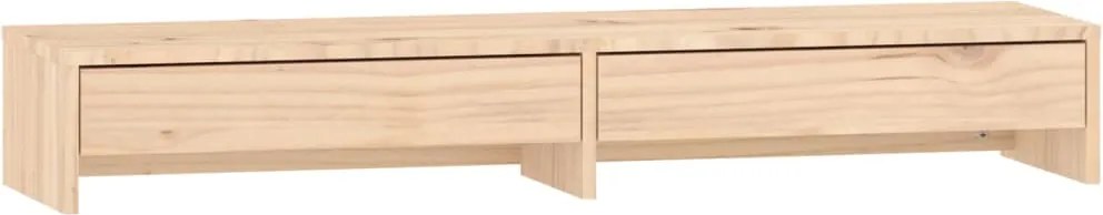 vidaXL Suport pentru monitor, 100x27x15 cm, lemn masiv de pin