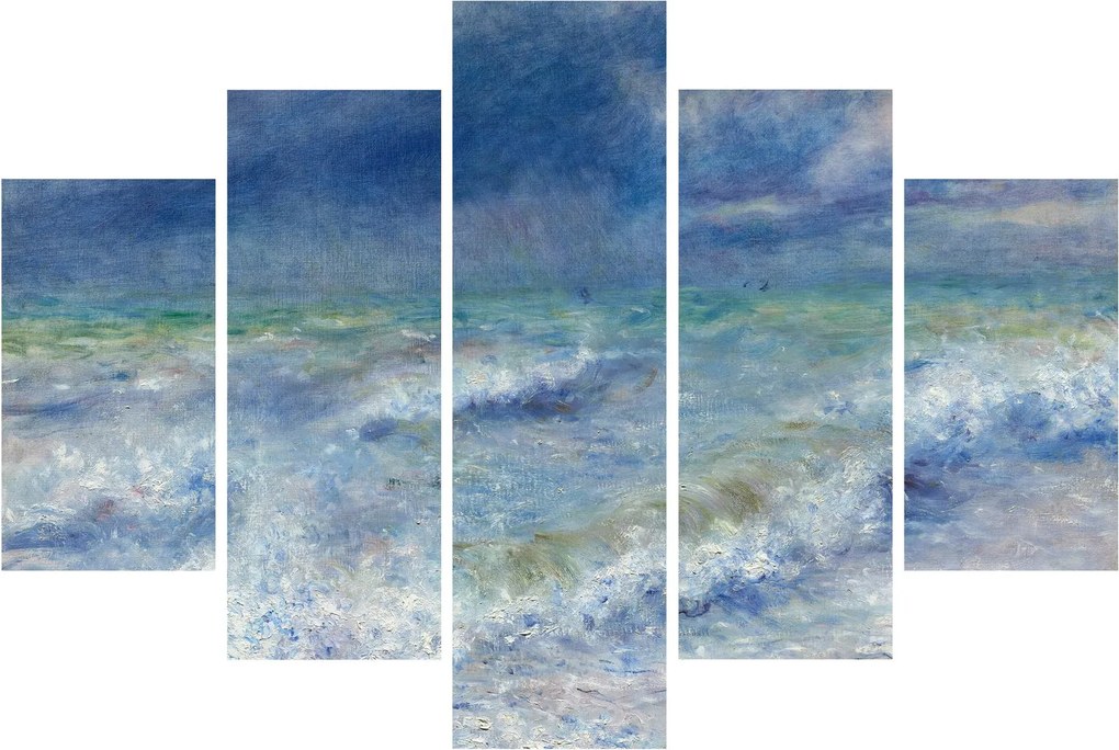 Tablou - Pierre-Auguste Renoir, Seascape, reproducere (150x105 cm)