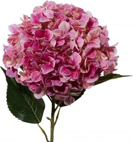 Fir floare artificiala, Hydrangea XXL Roz inchis, H111 cm