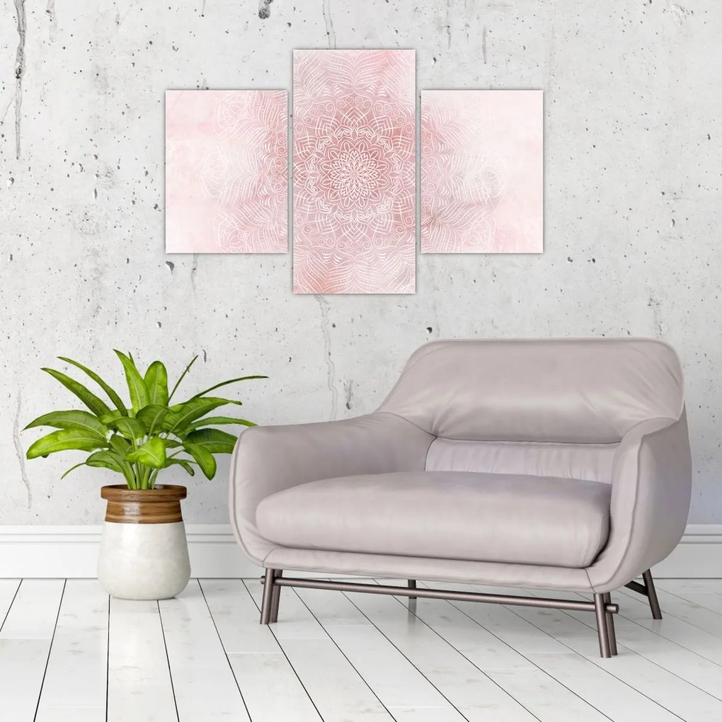 Tablou - Mandala roz (90x60 cm)