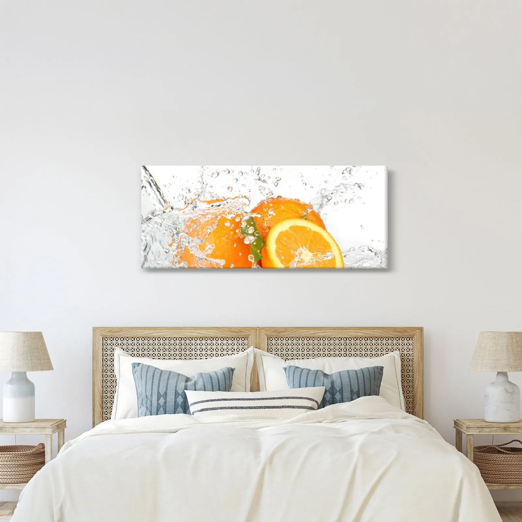 Tablou - Portocale zemoase (120x50 cm)