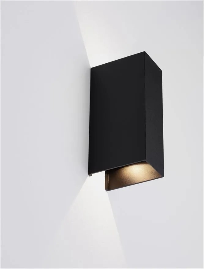 Aplica LED iluminat exterior ambiental IP54 ORION negru