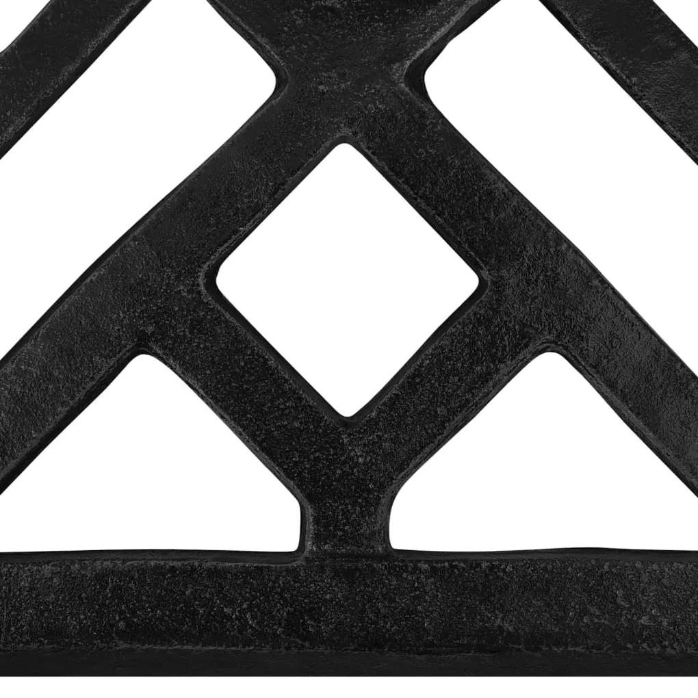 Baza de umbrela, negru, 44x44x31 cm, fonta Negru, 44 x 44 x 31 cm