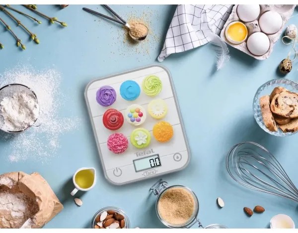 Cântar de bucătărie Tefal OPTISS 2xAAA colorat