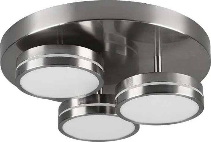 Trio - Plafonieră LED dimabilă FRANKLIN 3xLED/8,5W/230V Ø 35 cm crom