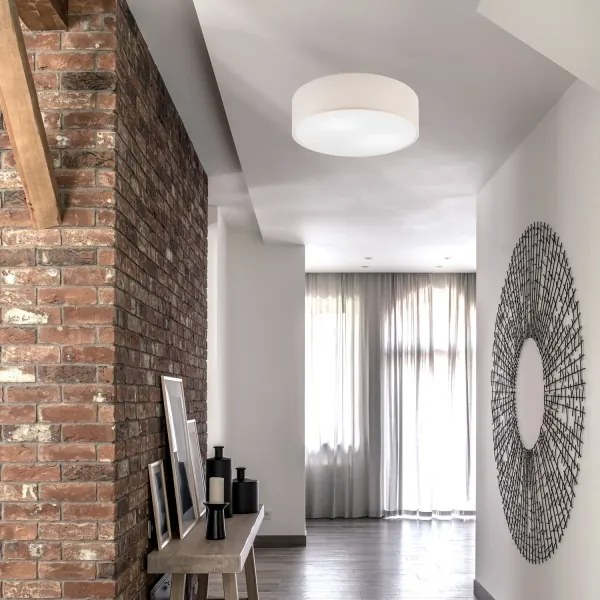 Plafonieră SIRJA, 2 x E27, 15 W, 230 V, Ø 45 cm, crem