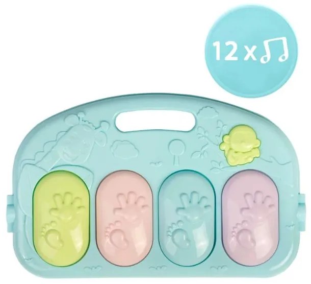 Saltea interactivă de joacă, cu pian, 3 în 1 Baby XXL