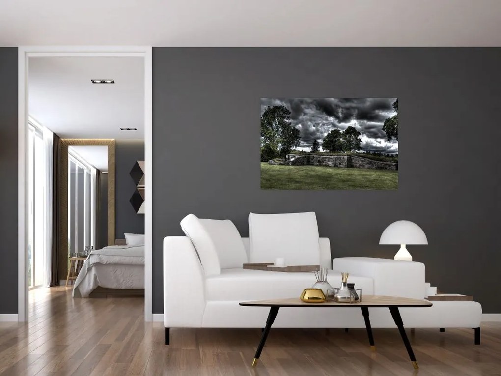 Tablou cu cerul întunecat (90x60 cm)