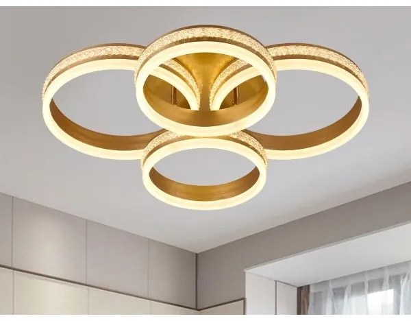 Plafonieră LED dimabilă, 150 W, 230 V, 3000–6500 K, cu telecomandă