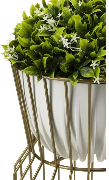 Suport de flori 50x26 cm auriu