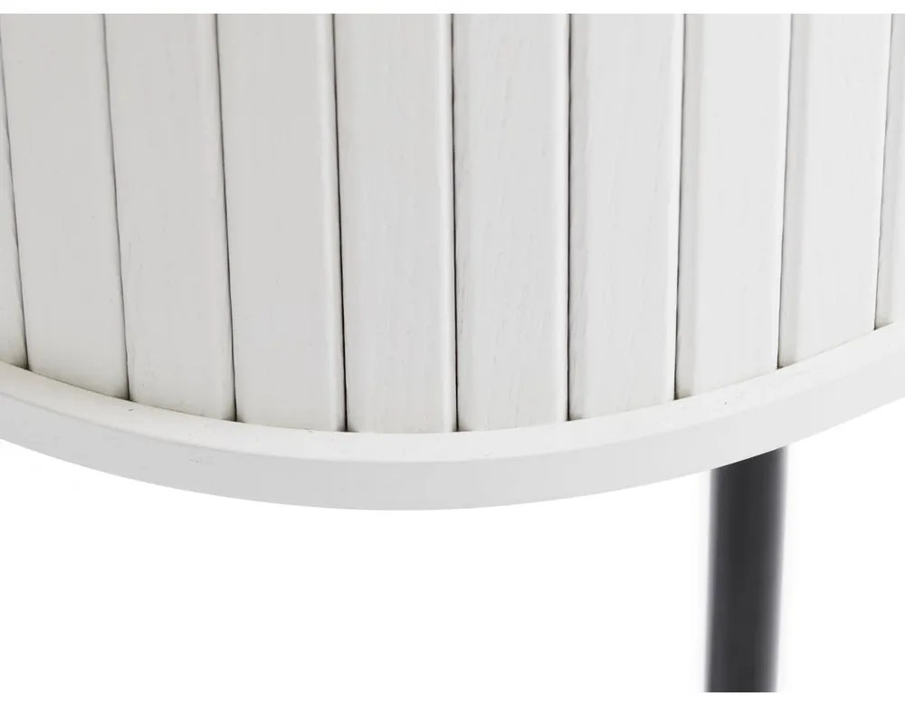 Comodă TV albă 120x56x40 cm Nola – Unique Furniture