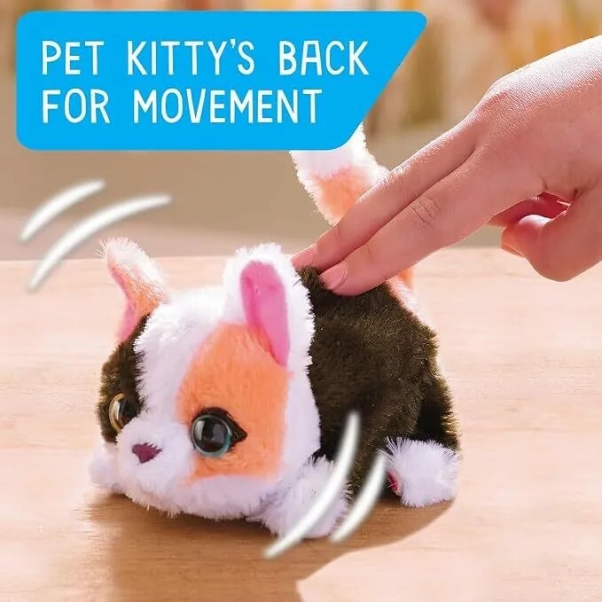 FurReal My Minis Kitty, pisoi interactiv,alb/maro/bej