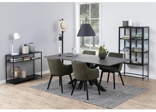 Masă consolă SARON negru